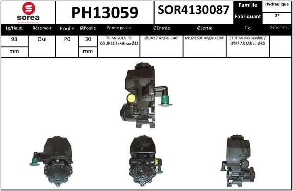 SNRA PH13059 - Pompa idraulica, Sterzo autozon.pro