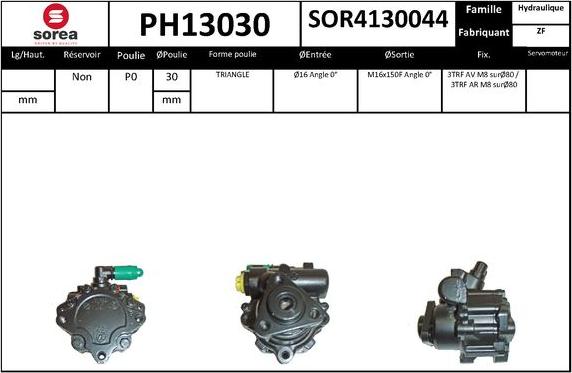 SNRA PH13030 - Pompa idraulica, Sterzo autozon.pro