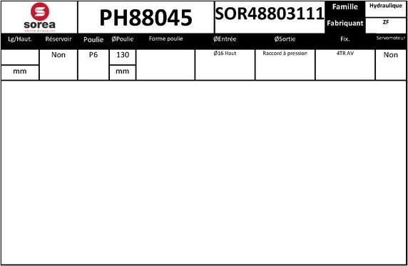 SNRA PH88045 - Pompa idraulica, Sterzo autozon.pro