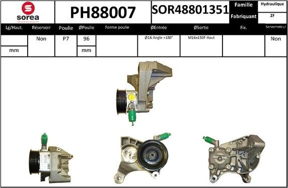 SNRA PH88007 - Pompa idraulica, Sterzo autozon.pro