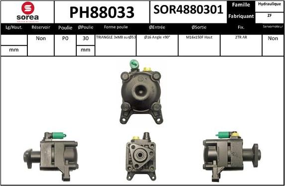 SNRA PH88033 - Pompa idraulica, Sterzo autozon.pro