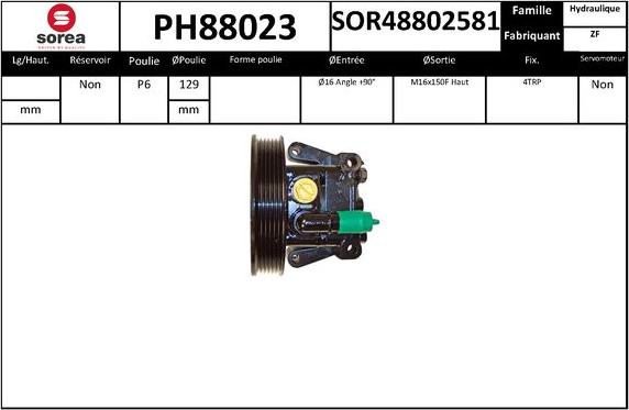 SNRA PH88023 - Pompa idraulica, Sterzo autozon.pro