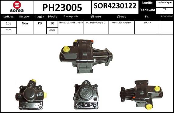 SNRA PH23005 - Pompa idraulica, Sterzo autozon.pro