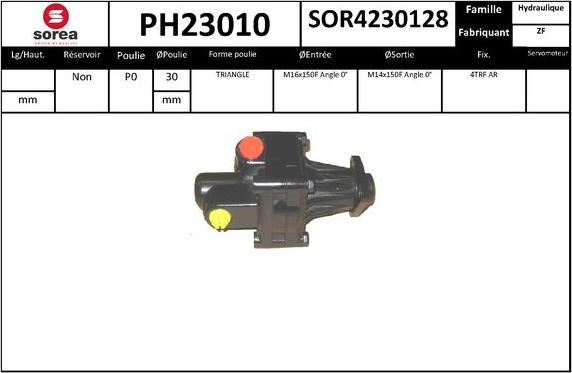 SNRA PH23010 - Pompa idraulica, Sterzo autozon.pro