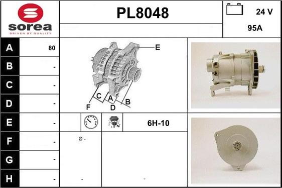 SNRA PL8048 - Alternatore autozon.pro