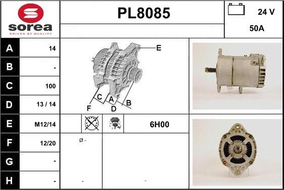 SNRA PL8085 - Alternatore autozon.pro