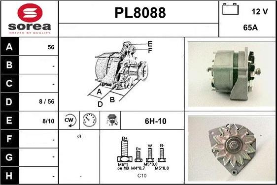 SNRA PL8088 - Alternatore autozon.pro