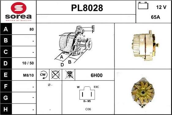 SNRA PL8028 - Alternatore autozon.pro