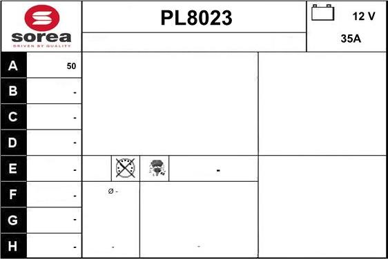 SNRA PL8023 - Alternatore autozon.pro