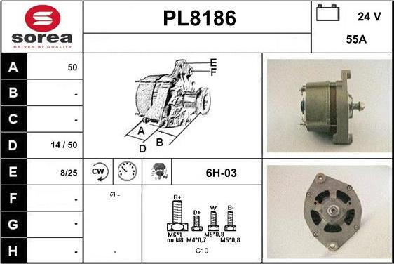 SNRA PL8186 - Alternatore autozon.pro