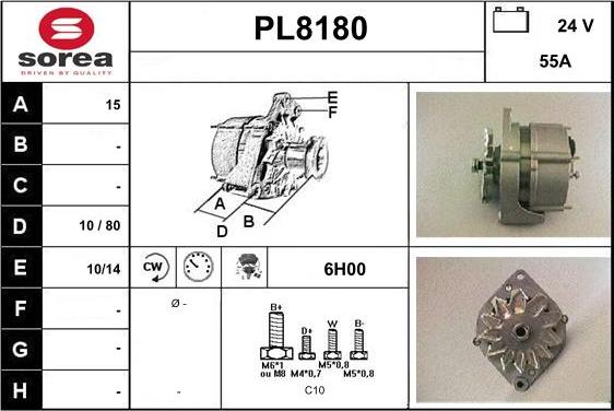 SNRA PL8180 - Alternatore autozon.pro