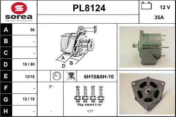 SNRA PL8124 - Alternatore autozon.pro