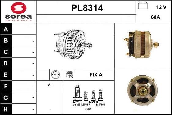 SNRA PL8314 - Alternatore autozon.pro