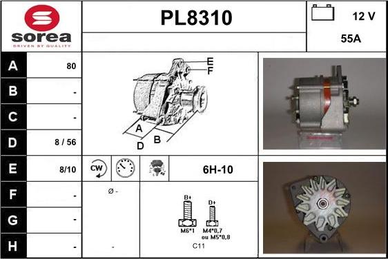 SNRA PL8310 - Alternatore autozon.pro