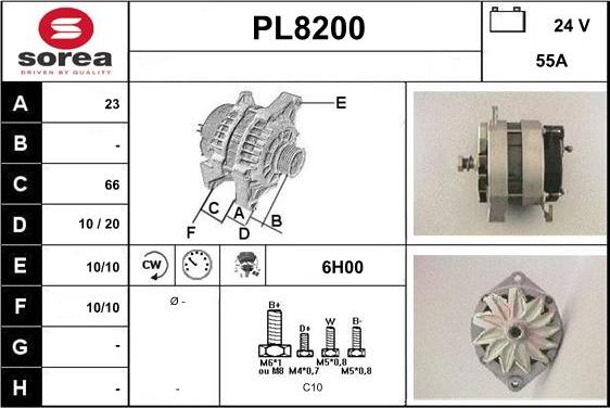 SNRA PL8200 - Alternatore autozon.pro