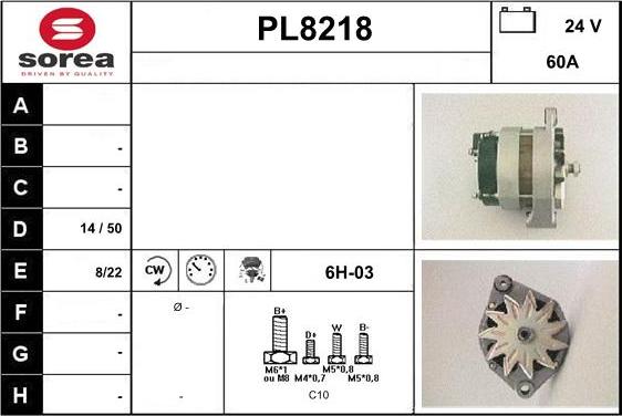 SNRA PL8218 - Alternatore autozon.pro