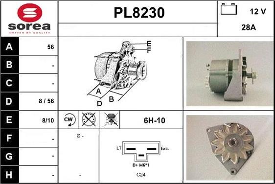 SNRA PL8230 - Alternatore autozon.pro