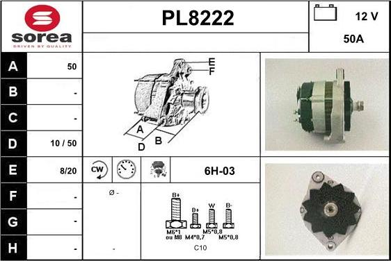 SNRA PL8222 - Alternatore autozon.pro