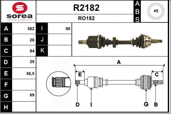 SNRA R2182 - Albero motore / Semiasse autozon.pro