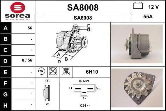 SNRA SA8008 - Alternatore autozon.pro