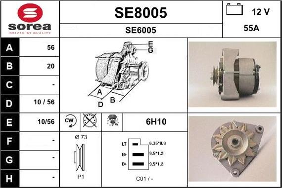 SNRA SE8005 - Alternatore autozon.pro