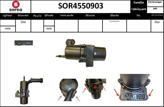 SNRA SOR4550903 - Pompa idraulica, Sterzo autozon.pro