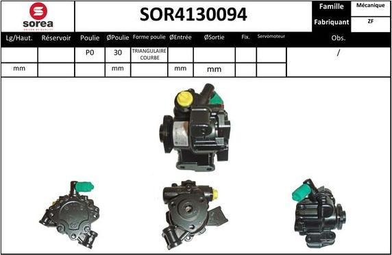 SNRA SOR4130094 - Pompa idraulica, Sterzo autozon.pro