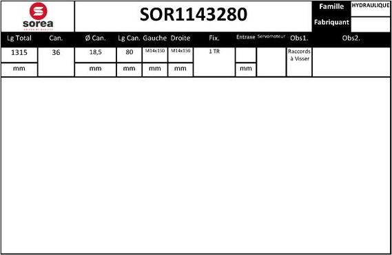 SNRA SOR1143280 - Scatola guida autozon.pro