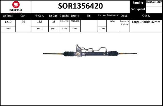 SNRA SOR1356420 - Scatola guida autozon.pro