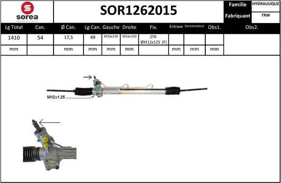 SNRA SOR1262015 - Scatola guida autozon.pro