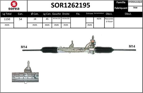 SNRA SOR1262195 - Scatola guida autozon.pro