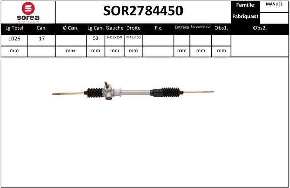 SNRA SOR2784450 - Scatola guida autozon.pro