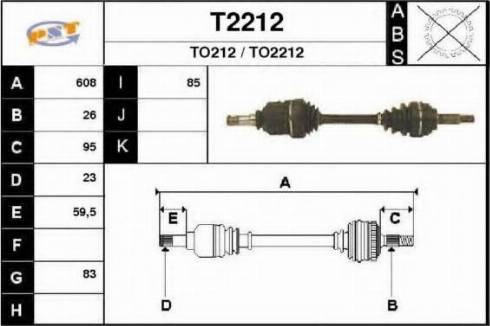 SNRA T2212 - Albero motore / Semiasse autozon.pro