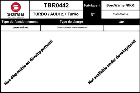 SNRA TBR0442 - Turbocompressore, Sovralimentazione autozon.pro