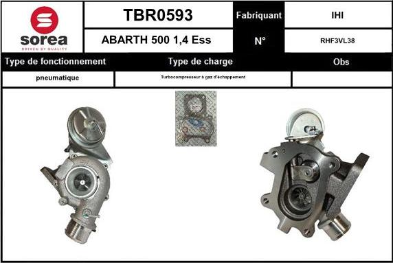 SNRA TBR0593 - Turbocompressore, Sovralimentazione autozon.pro