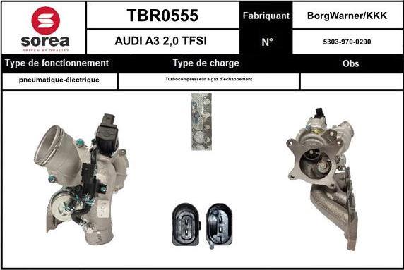 SNRA TBR0555 - Turbocompressore, Sovralimentazione autozon.pro