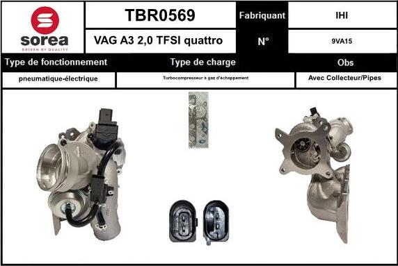 SNRA TBR0569 - Turbocompressore, Sovralimentazione autozon.pro