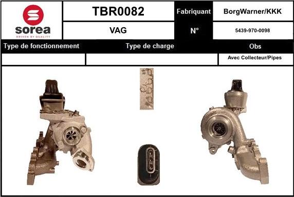 SNRA TBR0082 - Turbocompressore, Sovralimentazione autozon.pro