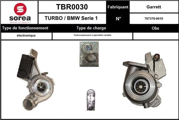 SNRA TBR0030 - Turbocompressore, Sovralimentazione autozon.pro