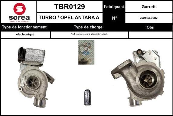 SNRA TBR0129 - Turbocompressore, Sovralimentazione autozon.pro