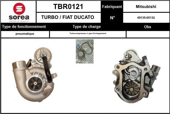 SNRA TBR0121 - Turbocompressore, Sovralimentazione autozon.pro