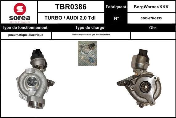 SNRA TBR0386 - Turbocompressore, Sovralimentazione autozon.pro