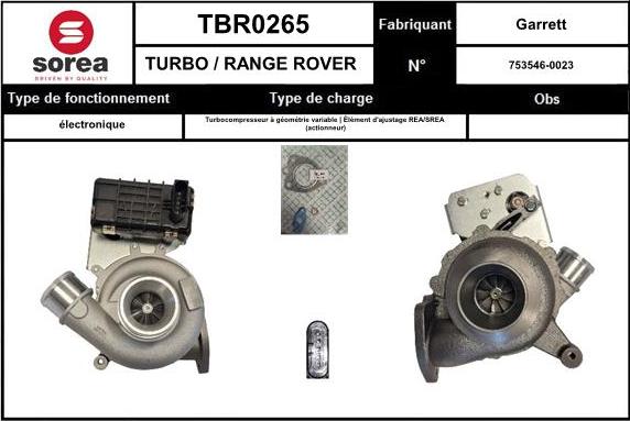 SNRA TBR0265 - Turbocompressore, Sovralimentazione autozon.pro