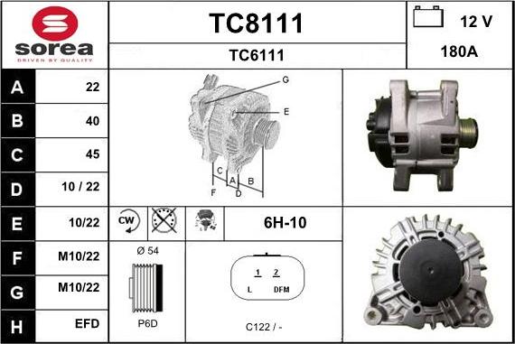 SNRA TC8111 - Alternatore autozon.pro