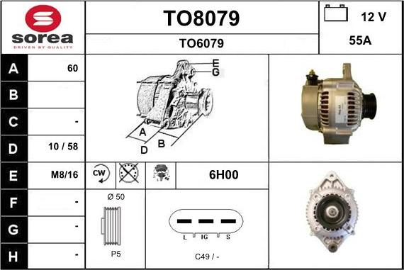 SNRA TO8079 - Alternatore autozon.pro