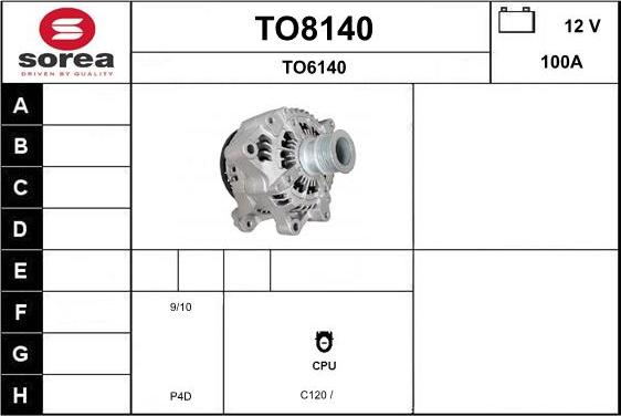 SNRA TO8140 - Alternatore autozon.pro