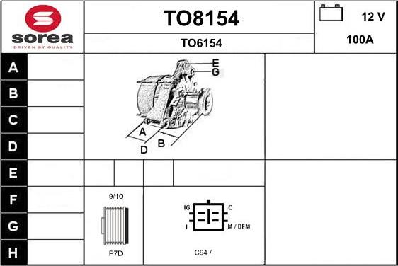 SNRA TO8154 - Alternatore autozon.pro