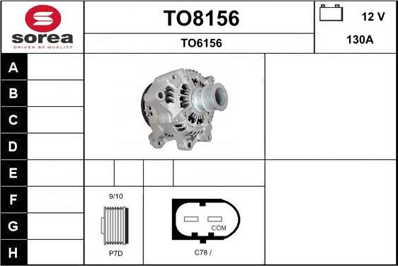 SNRA TO8156 - Alternatore autozon.pro