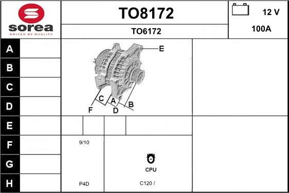 SNRA TO8172 - Alternatore autozon.pro