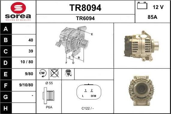 SNRA TR8094 - Alternatore autozon.pro